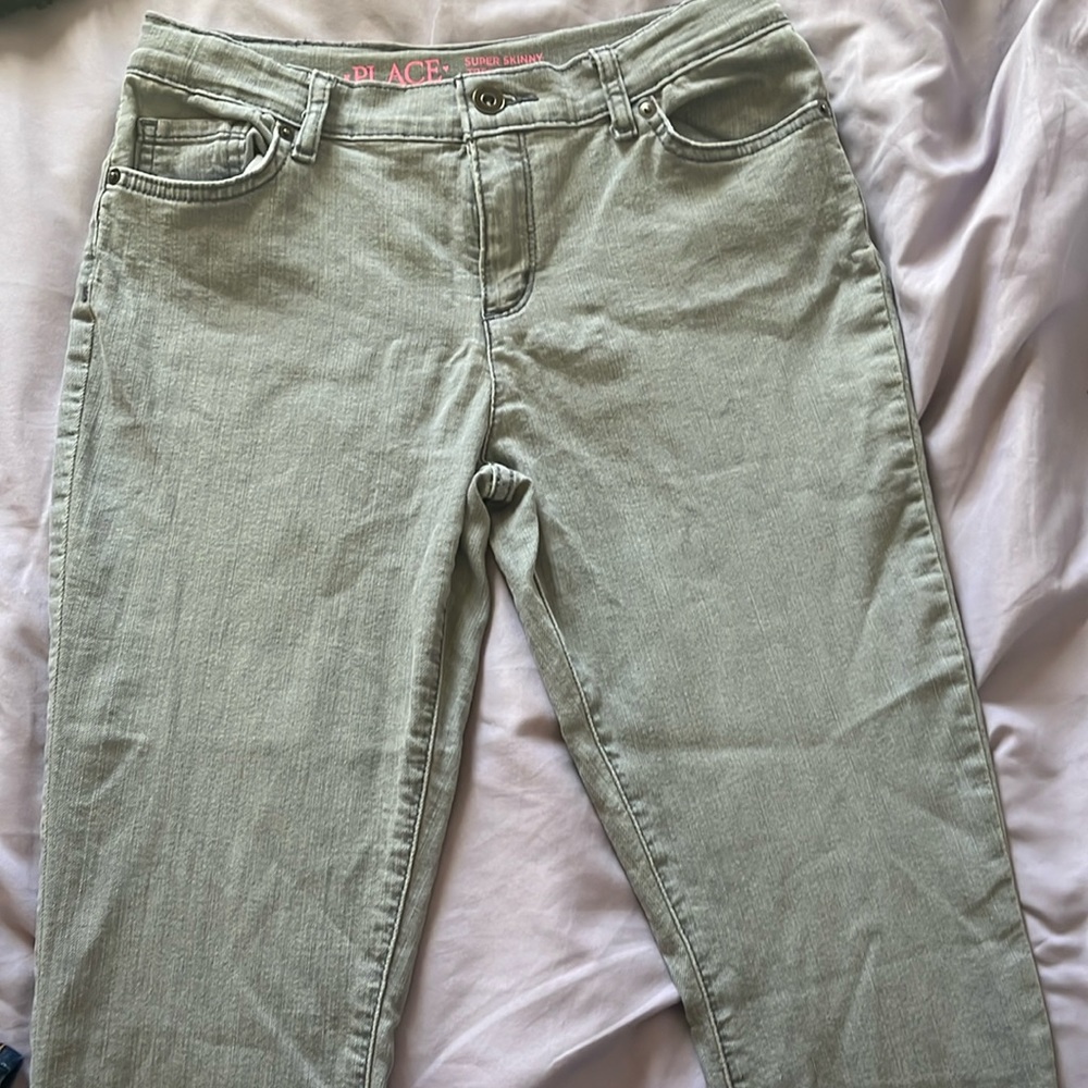 Children’s place, Grey super skinny jeans (Kids), Size 14